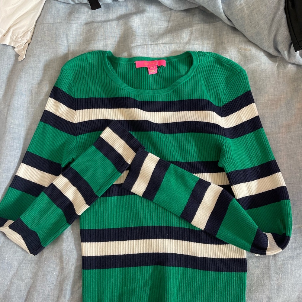 Striped Green Sweater